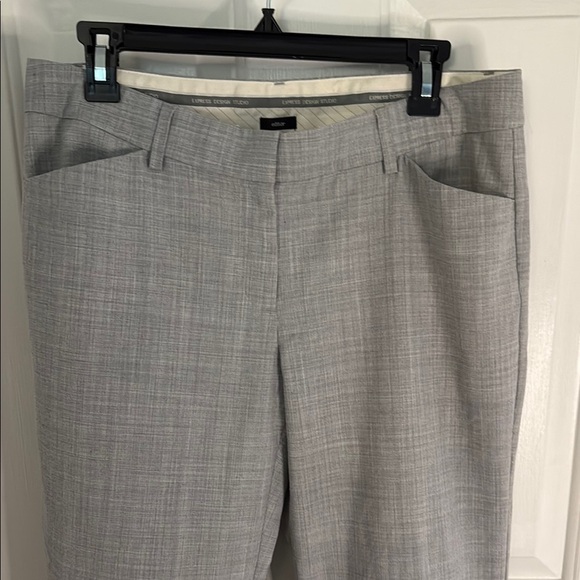 Express Editor Gray Women’s Dress Pants Size 10L Career, Office - Picture 3 of 11